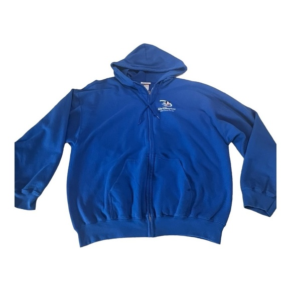 Walt Disney World Blue Hoodie jacket Mickey and friends Where Dream Come True - Picture 14 of 14